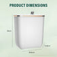 🗑️ 50% OFF NOW! 🏠 Wall-Mounted Trash Can with Large Capacity – Odor-Proof & Hygienic – Perfect for Kitchen, Bathroom & Bedroom 🧹