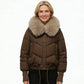 🔥New Arrivals 50% OFF🎁Warm padded women's jacket with faux fur collar