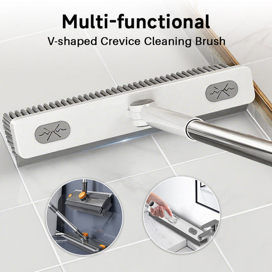 🧹 LIMITED-TIME 50% OFF! ✨2-in-1 Floor Scrub Brush with Squeegee