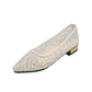 🏆 Hot Sale - 49% OFF ✨Women's Pointed Toe Mesh Sequins Flats