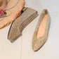 🏆 Hot Sale - 49% OFF ✨Women's Pointed Toe Mesh Sequins Flats