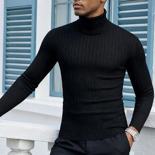🎁2026 New Arrivals 49% OFF💥Men's Ribbed Turtleneck Sweater