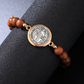 📢📢49%  OFF !! ⏰🛡️A Guardian's Companion✨Natural Wooden Bead St. Benedict Bracelet🎁Adjustable, Suitable for Both Men and Women
