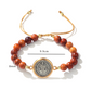 📢📢49%  OFF !! ⏰🛡️A Guardian's Companion✨Natural Wooden Bead St. Benedict Bracelet🎁Adjustable, Suitable for Both Men and Women
