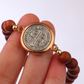 📢📢49%  OFF !! ⏰🛡️A Guardian's Companion✨Natural Wooden Bead St. Benedict Bracelet🎁Adjustable, Suitable for Both Men and Women