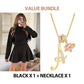 ✨🌸Women's Mock Neck Knit A-Line Mini Dress👗