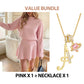✨🌸Women's Mock Neck Knit A-Line Mini Dress👗