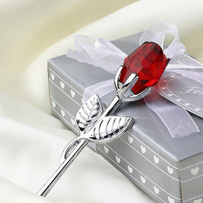 💖 Eternal Love Metal Crystal Rose