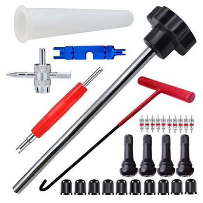 📢📢49%  OFF!! ⏰Quick Change Car Tire Valve Tool Kit