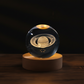 🌌✨ 3D Engraved Crystal Ball Night Light – Celestial Glass Sphere Lamp with Warm LED Wooden Base