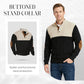 📢49% OFF!! ⏰Men's Colorblock Button-Neck Sweater