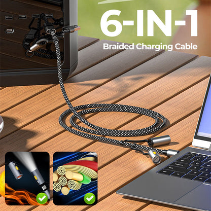 Multi-Function Braided Charging Cable