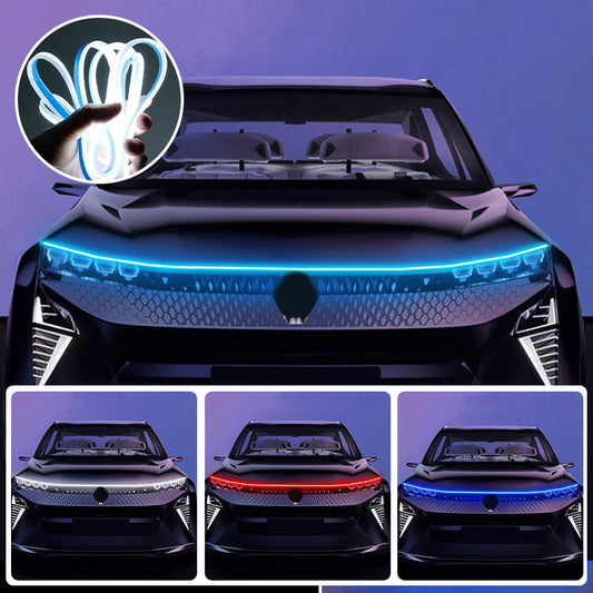 🔥Limited-time 49% off💡 Dual-purpose lighting! Interior ambiance + exterior decoration. Upgraded LED light guide strip—plug it in and dazzle! 🚗✨
