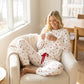 💞Valentine's Day Pre-sale 49% OFF!! - Women's Heart Print Top & Pants Pajama Set