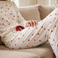 💞Valentine's Day Pre-sale 49% OFF!! - Women's Heart Print Top & Pants Pajama Set