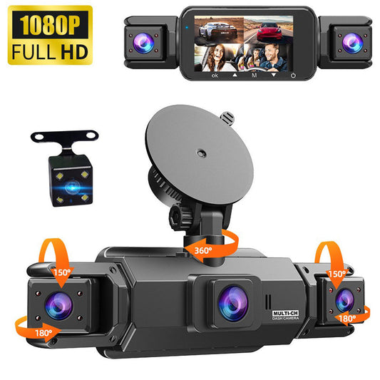 💥4-Channel HD Dash Cam with Night Vision