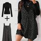 Layered Look Leopard Cami Dress & Top Set