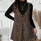 Layered Look Leopard Cami Dress & Top Set