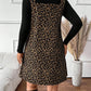 Layered Look Leopard Cami Dress & Top Set