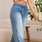 🥰Women's Drawstring Waist Wide-Leg Denim Jeans