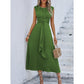 🎁LAST DAY SALE 49% OFF!!💛Women's Elegant Solid Color Crew Neck Dress👠