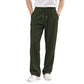 Men’s Casual Straight-Leg Drawstring Pants