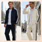 ❤️🔥Men's Classic Striped Tracksuit Set