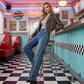 🎁2026 New Arrivals 49% OFF💥Women's Rhinestone-Embellished Wide-Leg Jeans