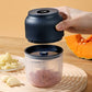 📢📢49% OFF!! ⏰🔪✨ 300ML Cordless Electric Garlic Chopper & Grinder – Multifunctional & Portable 💪🍽️