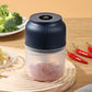 📢📢49% OFF!! ⏰🔪✨ 300ML Cordless Electric Garlic Chopper & Grinder – Multifunctional & Portable 💪🍽️