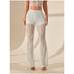 🎉Limited Sale🎉Elegant Lace Flare Pants with High-Waisted Design