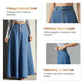 ⏳Limited-time 49% off⏰Vintage Button-Front A-Line Denim Skirt👗