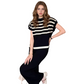 Striped Top & Wide-Leg Pants 2-Piece Set