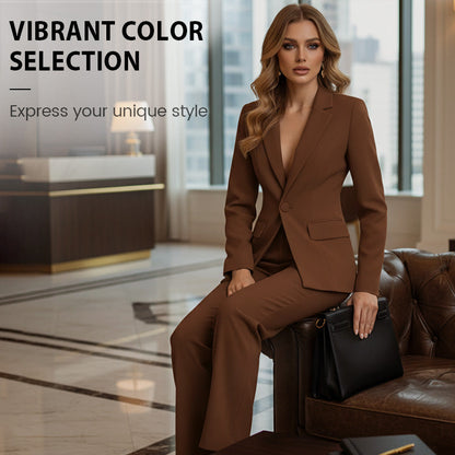 ✨ 2026 New Arrival | Women's Blazer & Wide-Leg Pants Set | Chic Office Look 🔥【-49% OFF】