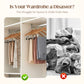 🔥40% OFF!👕360° Swivel Multi-Hook Wardrobe Organizer--10 clips