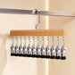 🔥40% OFF!👕360° Swivel Multi-Hook Wardrobe Organizer--10 clips