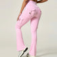 🐰✨Women's High-Waist Flared Yoga Pants with Pockets