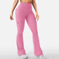 🐰✨Women's High-Waist Flared Yoga Pants with Pockets