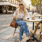 💐49% OFF ! Women‘s Floral Print Straight-Leg Jeans – Mother's Day Pre-sale 📦💖【Limited Offer】