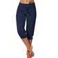 🥳SUMMER HOT SALE - 49% OFF! 🔥Drawstring Waist Cropped Sweatpants for Lounging 🏠💤