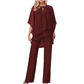 🎁New arrival 49% OFF💥 Elegant Asymmetrical Two-Piece Pant Set