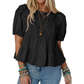 🧡Sweet Puff Sleeve Smocked Peplum Top for Women✨