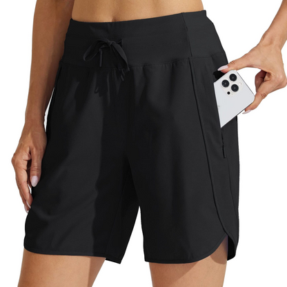 🌞Summer Hot Sale 49% OFF🩳Women's High-Waisted Quick-Dry Athletic Shorts