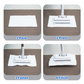 🧹  50% OFF! ✨ Hands-Free Flat Mop – Shark-Tooth Grip, Universal Cloths, Telescopic 🪥