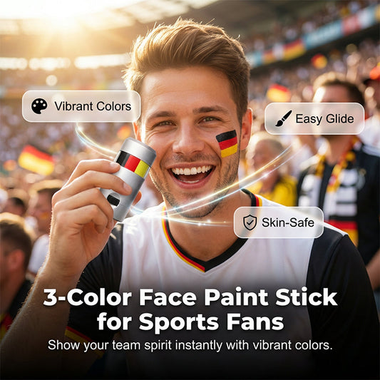 🔥🔥National Flag Face Paint Stick for Sports Fans🏆Come Support Your Country! 🙌