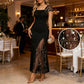 🐰🌸 Easter Offer – 49% off everything 👗✨ Women's Maxi Dress with Sequin Patchwork – Elegant Design with Slit