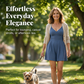 🥳Last Day Special Price ￡16.99!!🌿 49% OFF! Women‘s Ribbed Knit Romper – Breathable & skin-friendly, keeps shape. Flared skirt with hidden shorts, no riding up. 6 colors. Effortless everyday elegance. 👙✅