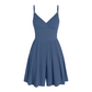 🥳Last Day Special Price ￡16.99!!🌿 49% OFF! Women‘s Ribbed Knit Romper – Breathable & skin-friendly, keeps shape. Flared skirt with hidden shorts, no riding up. 6 colors. Effortless everyday elegance. 👙✅