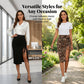 🌞Spring Awakening: 49% off!🌸Women's High Waisted Ruched Bodycon Skirt