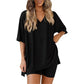 2026 Women's Summer Casual Loose Two-Piece Casual Suit